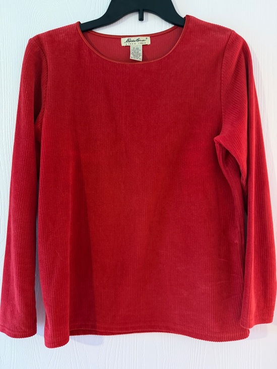 Eddie Bauer Tops - Eddie Bauer Red Long-Sleeve Top Womens XS